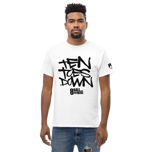 Ten Toes Down T-Shirt [White]