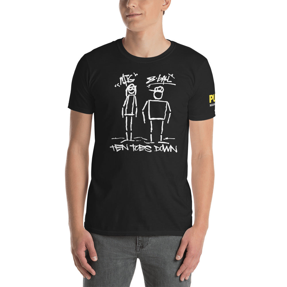 Ten Toes Down T-shirt (Black)